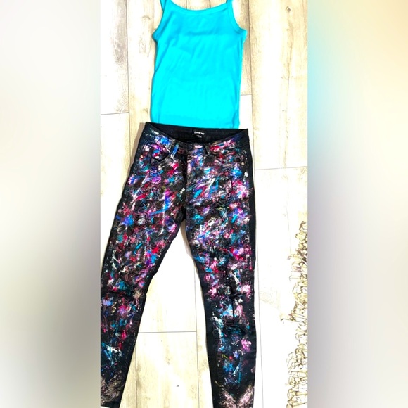 HandPainted Bebe Jeans - Picture 7 of 10